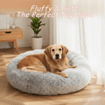 thumbnail image 1 of Extra Large Orthopedic Washable Dog Bed, 39.3Inch Waterproof Soothing Pet Bed for Crates or Floors, Soft and Chew-Resistant Donut Dog Sofa for All Dog, 1 of 6