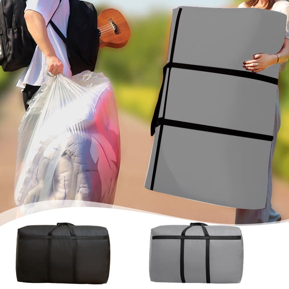 Extra Large Oxford Cloth Moving Storage Bag, 43.3023.6213.77in Water Repellent Quilt Bedding Organizer with Reinforced Handles & Heavy-Duty Zipper