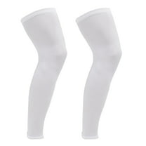 Extra Large Pair Leg Sleeves Compression Long Sleeves for Men and Women Calf Tibia Muscle Support