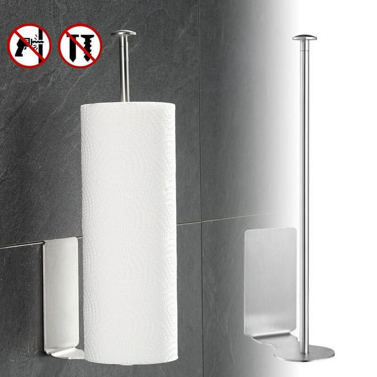 Extra Large Paper Towel Holder Under Cabinet Wall Mount for Kitchen  Bathroom Laundry