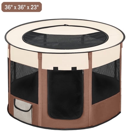 Extra Large Pet Playpen Cat Playpen Dog Playpen Puppy Playpen Indooor Cat Cage Dog Fence, Dinosam 36" Diameter 23" Height Cat Tent Playpen for Indoor Cats Pen for Cat Puppy Rabbit