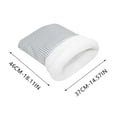 thumbnail image 1 of Extra Large Pet Sleeping Bag - Thick Warm Semi-Enclosed Cat House for Medium Dogs and Large Cats - Durable Linen Material 37x46cm Indoor Pet Bed, 1 of 7