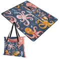 thumbnail image 1 of Extra Large Picnic Beach Blanket Waterproof Sand Proof Portable Outdoor Mat Cartoon Funny Octopus 60x80, 1 of 9