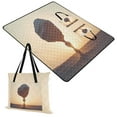 thumbnail image 1 of Extra Large Picnic Beach Blanket Waterproof Sand Proof Portable Outdoor Mat Desert Stone Landscape 60x80, 1 of 9