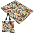 thumbnail image 1 of Extra Large Picnic Beach Blanket Waterproof Sand Proof Portable Outdoor Mat Fruit and Leaves 60x80, 1 of 9