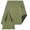 thumbnail image 1 of Extra Large Picnic Beach Blanket Waterproof Sand Proof Portable Outdoor Mat Olive Green 80x118, 1 of 9