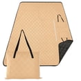 thumbnail image 1 of Extra Large Picnic Beach Blanket Waterproof Sand Proof Portable Outdoor Mat Pale Orange 80x118, 1 of 9