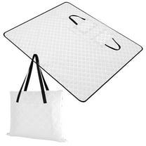 Extra Large Picnic Beach Blanket Waterproof Sand Proof Portable Outdoor Mat White 60x80