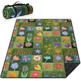 thumbnail image 1 of Extra Large Picnic Blankets Waterproof Foldable (60 "x 80") Beach Blanket Waterproof Sandproof,3-Layer Thicking Mat Outdoor Packable Camping Blanket, 1 of 6