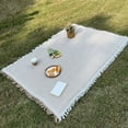 thumbnail image 1 of Extra Large Picnic Outdoor Blanket, 90x150cm Foldable Blankets Picnic Mat for Beach, Camping Grass Lawn Park Accessories Cute Couple Gifts(Coffee), 1 of 7