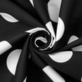 thumbnail image 1 of Extra Large Polka Dot Printed Cotton Poplin Fabric By The Yard (58/60 Inch) Medium Weight - For Sewing Apparel, Accessories, & Home Décor - Black / White (10 Yards), 1 of 4
