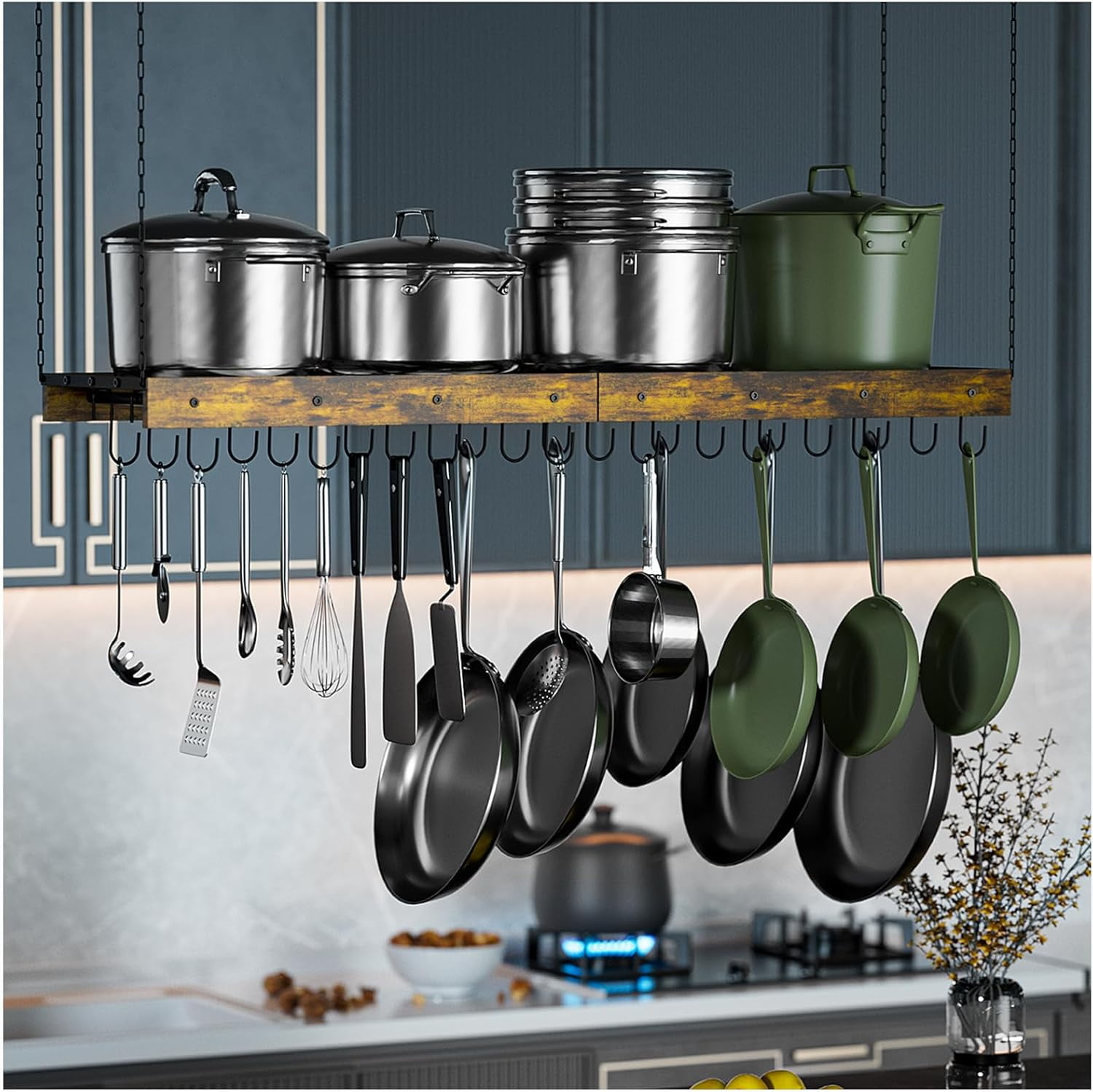 Customer reviews for Extra Large Pot Rack,Pot Rack Hanging,Hanging Pot ...