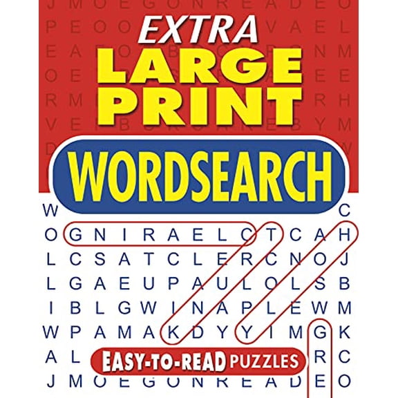 Extra Large Print Wordsearch