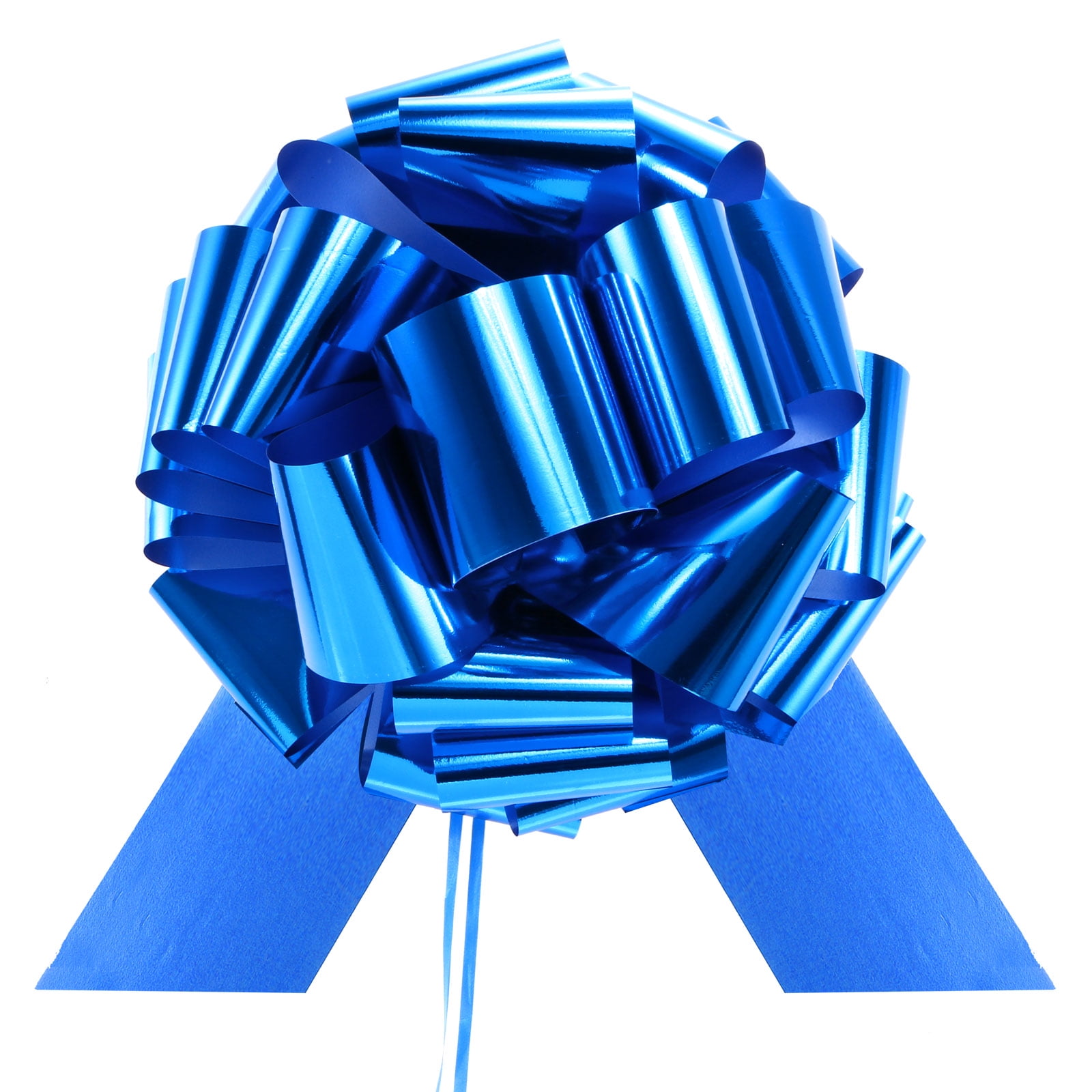 Extra Large Pull Bow Car Gift Wrapping Bows Ribbon for Wedding Car Baskets Presents Christmas Big Gift Bow Blue 12 inch