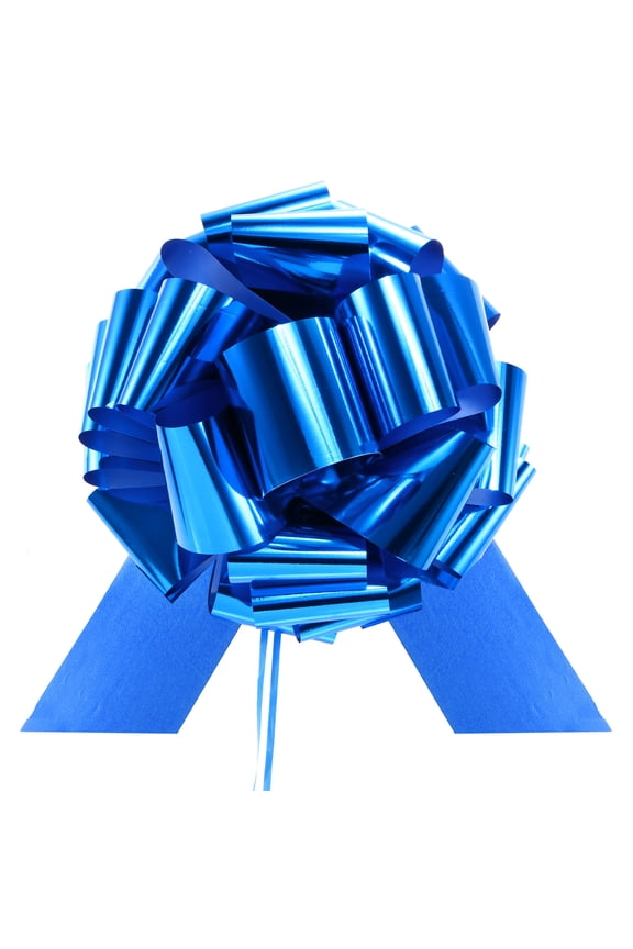 Extra Large Pull Bow Car Gift Wrapping Bows Ribbon for Wedding Car Baskets Presents Christmas Big Gift Bow Blue 12 inch