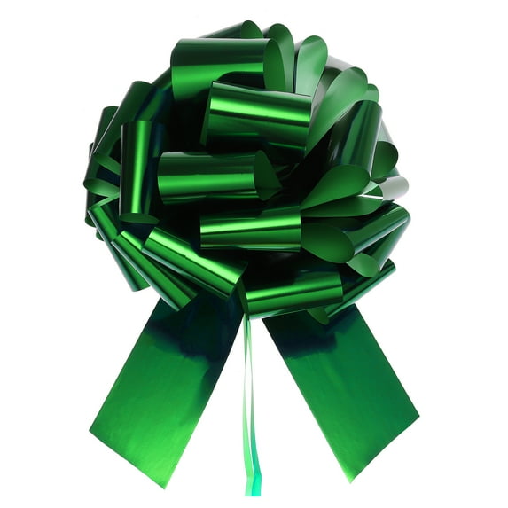 Extra Large Pull Bow Car Gift Wrapping Bows Ribbon for Wedding Car Baskets Presents Christmas Big Gift Bow Dark Green 12 inch