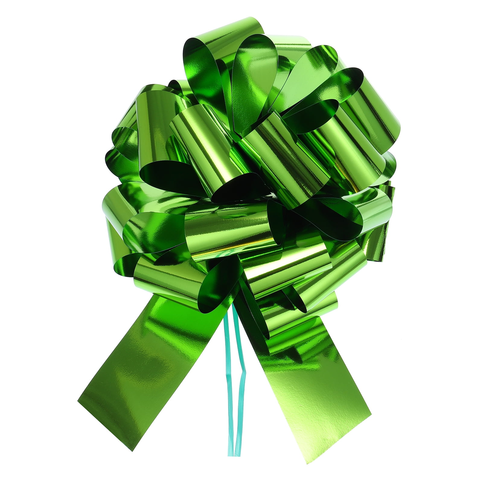 Extra Large Pull Bow Car Gift Wrapping Bows Ribbon for Wedding Car Baskets Presents Christmas Big Gift Bow Lawn Green 20 inch