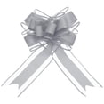 thumbnail image 1 of Extra Large Pull Bow Gift Wrapping Big Organza Bows Ribbon for Wedding Baskets Presents Grey-9 Inch, 1 of 6