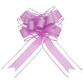thumbnail image 1 of Extra Large Pull Bow Gift Wrapping Big Organza Bows Ribbon for Wedding Baskets Presents Rose Red-9 Inch, 1 of 6
