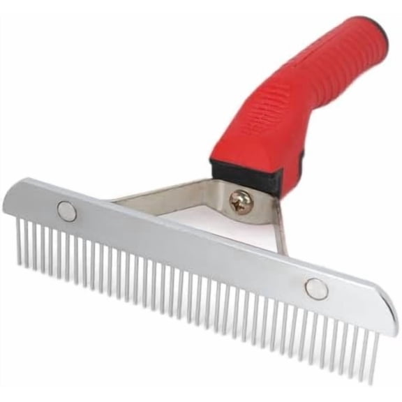 Extra-Large Rake Comb Brush Deshedding Beauty Tool For Large Dogs Golden Retriever Husky Shepherd