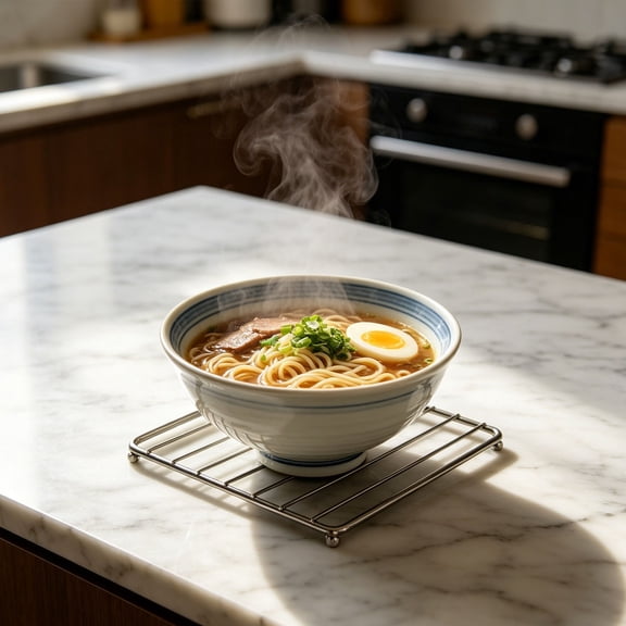 Extra Large Rectangular Trivet - Heat Resistant Metal Pot and Pan Stand for Hot Dishes, Cookware, and Oven Trays - Durable Countertop Protector to Prevent Heat Damage, curve