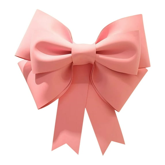 Extra Large Red Decorative Bow 29.5 inch - DIY Giant Bow for Wedding Car Decoration, Valentine's Day Gift Wrapping, Christmas Tree Topper, Party Photo Backdrop, Home Decor