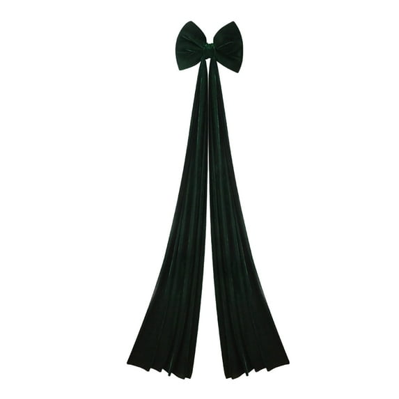 Extra Large Red Velvet Christmas Bow 78.74x15.74 Inch, Vintage Style Giant Wreath Bow for Christmas Tree Topper, Outdoor Indoor Holiday Party Decorations (1PC)