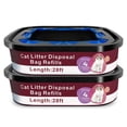 thumbnail image 1 of CHENALIN Premium Cat Litter Refill Bags Jumbo 28FT 2-Pack, Lasts Up to 8 Months, 2 Cartridges for Superior Odor Control, 1 of 10