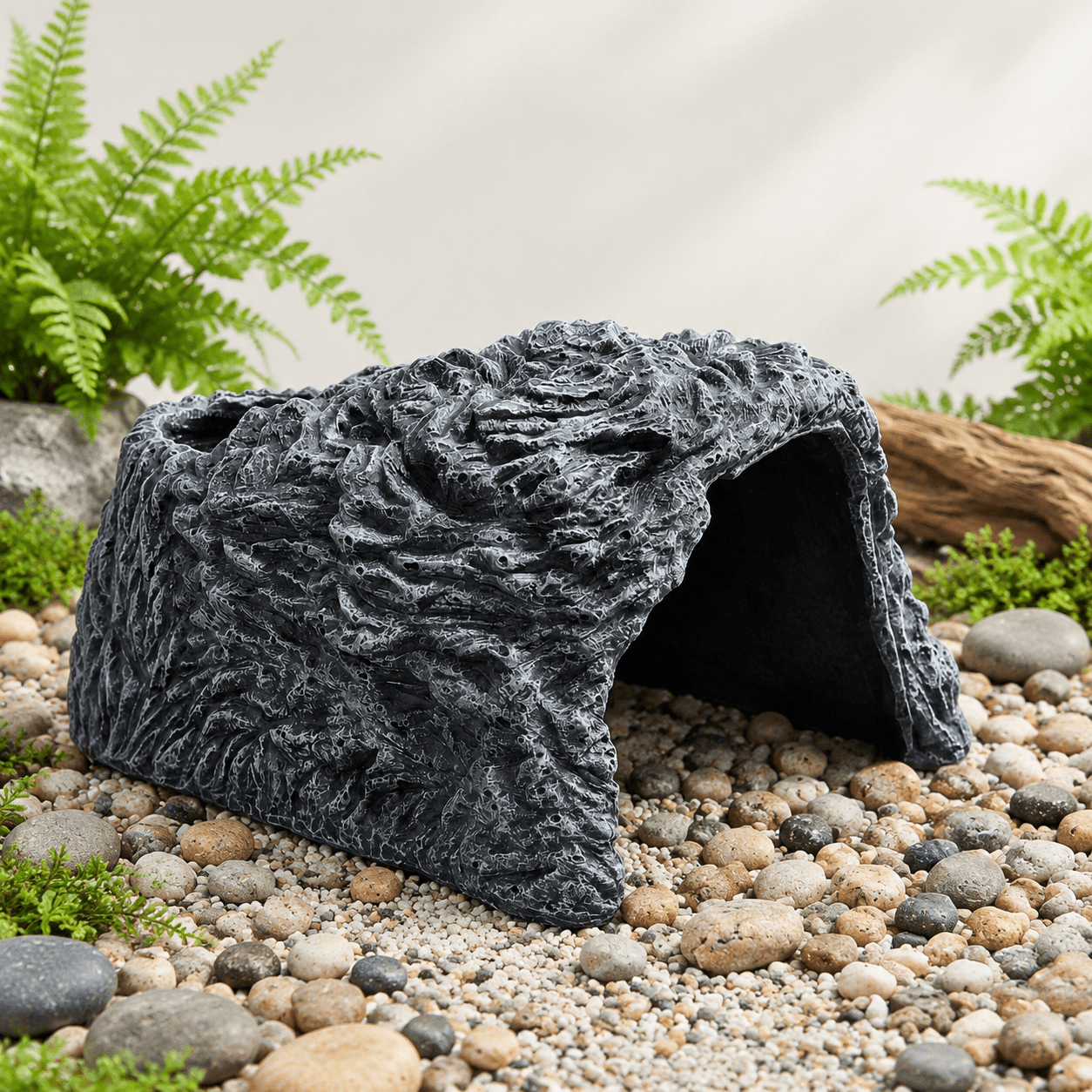 Alberta Lizard Extra Large Reptile Rock Basking Cave Habitat Decor for Bearded Dragon ...