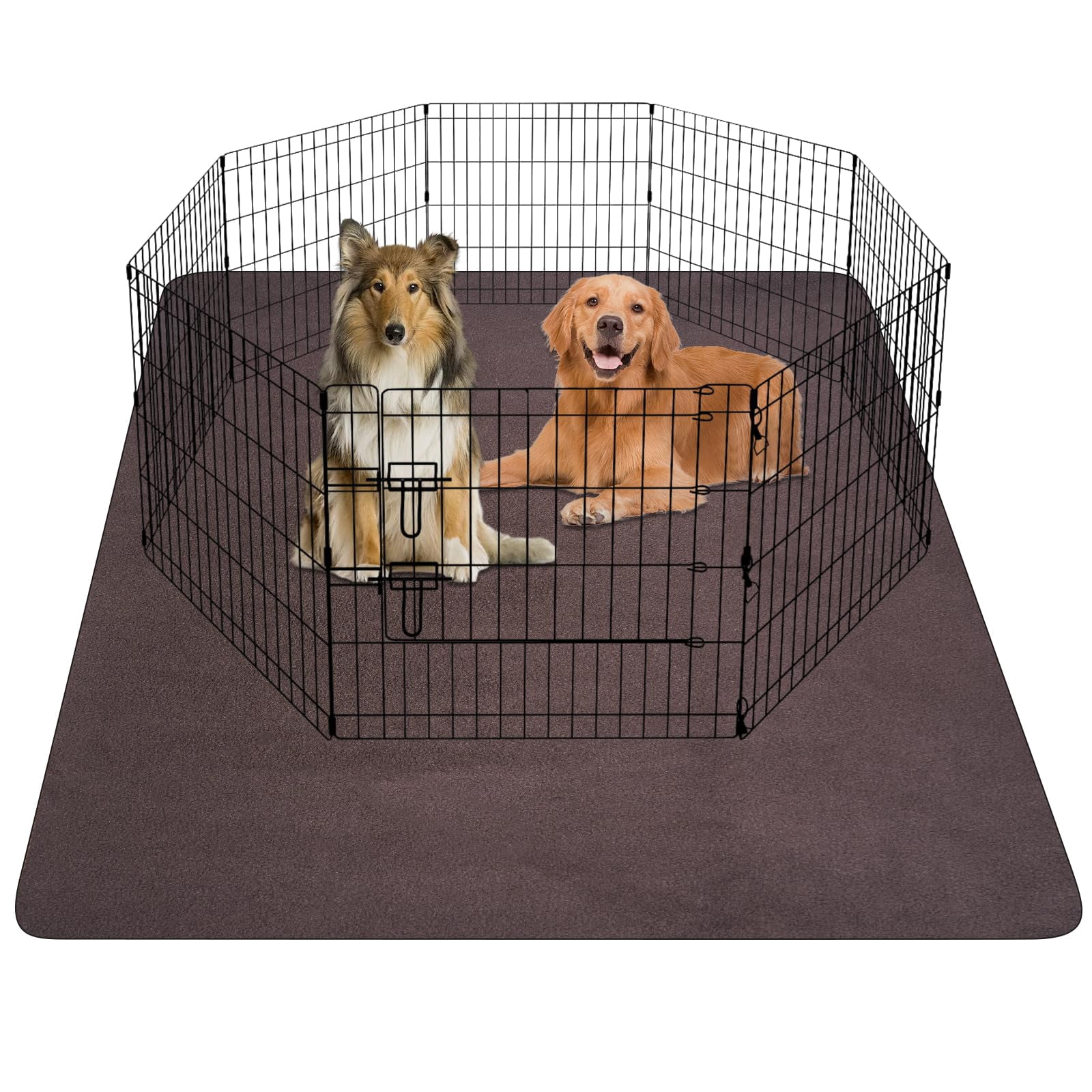 Image showcasing Extra Large Reusable Dog IRF13 Pee Pad, Washable Pet Whelping Mat with ...