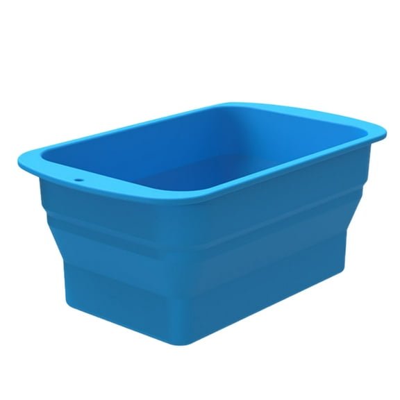 Extra Large Reusable Silicone Ice Block With Lid 4LBS Capacity Thick Tray For Cold And Beverage