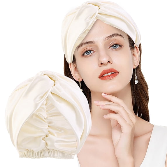 Extra Large Reversible Adjustable Satin Bonnet Sleep Cap for Women - for Curly Natural Hair During Sleep