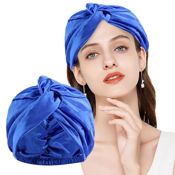 Satin Bonnet Silk Bonnet Sleep Cap for Women Extra Large Reversible Adjustable Satin Cap for Sleeping with Curly Natural Hair