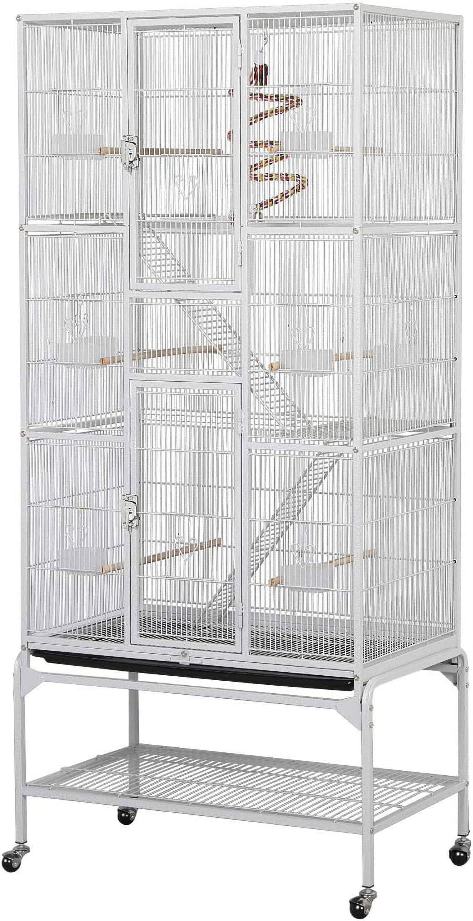 Extra Large Rolling Metal Small Animal Cage for Sugar Gliders Rats