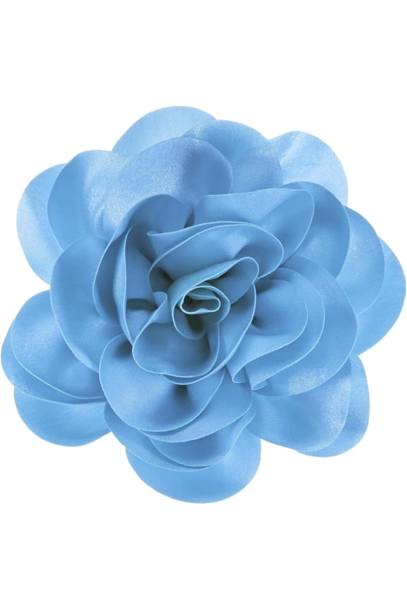 Extra Large Rose Flower Brooches, Lapel Pins Dainty Satin Fabric Big Camellia Oversized Brooch Pin for Women Wedding/Dance/Clothes/Accessories/Party