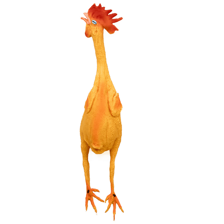Extra Large Rubber Chicken Dog Toys Natural Rubber Latex Lead Free Chemical Free Complies to Same Safety Standards as Children Aos Toys Soft Unstuffed Squeaky Walmart