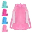 thumbnail image 1 of Extra-Large Sand-Resistant Beach Backpack, Mesh Drawstring Pool Toy Storage Bag for Kids, Shell Collecting and Travel Bag for Fitness and Outdoor, 1Pc, 1 of 12