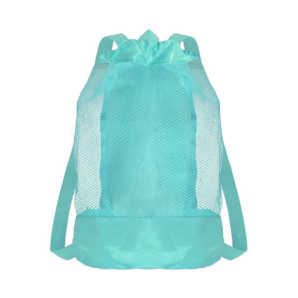 Extra-Large Sand-Resistant Beach Backpack, Mesh Drawstring Pool Toy ...