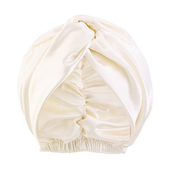 Extra Large Satin Silk Sleep Bonnet Cap For Women Reversible Adjustable Night Hair