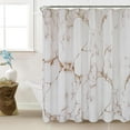 thumbnail image 1 of Extra Large Shower Curtain for Bathroom, Marble Shower Curtains,Waterproof & Anti-Rust Grommet (72x84 inch, Dark Gold), 1 of 6
