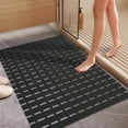 thumbnail image 1 of Extra Large Shower Mat Non Slip (35.4"*23.6"),Heavy Bathtub Mat for Elderly with Drain Holes,No Suction Cups Large Shower Floor Mats for Inside Shower,Black, 1 of 8