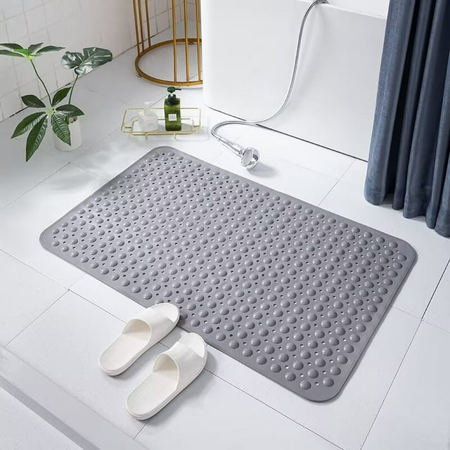 Extra Large Shower Mat TPE Non Slip Shower Mat, Inside Shower Mat with