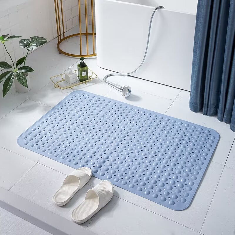 Extra Large Shower Mat TPE Non Slip Shower Mat, Inside Shower Mat with