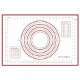 thumbnail image 1 of Extra Large Silicone Baking Mat - Non-Stick Pastry Sheet, Reusable Dough Rolling Protector for Kitchen Counter, Food-Grade Silicone Mat, 1 of 2
