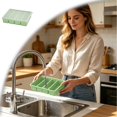 thumbnail image 1 of Extra Large Silicone Freezer Tray with Lid, 4-Cavity Extra Large Mold for Soup, Broth, Meal Prep and Ice Cubes, Stackable, 1 of 5
