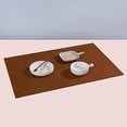 thumbnail image 1 of Extra Large Silicone Mat 36" x 24" Place Mats, Heat Resistant Mat for Kitchen Countertop Protector, Thick Placemats Washable Silicone Mats, Brown,, 1 of 7