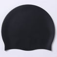 thumbnail image 1 of Extra Large Silicone Swimming Cap for Women & Men, Waterproof Swim Cap for Long Thick Curly Hair, Dreadlocks, Braids and Afros(Black One Size), 1 of 7