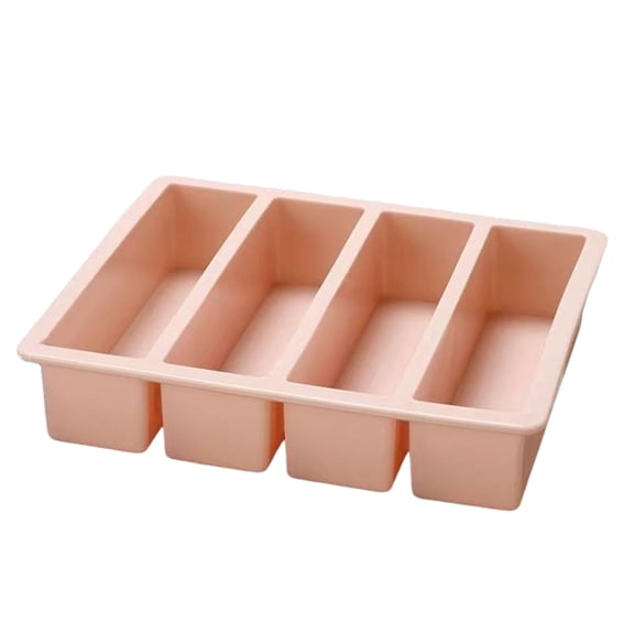 Extra Large Square Ice Cubes Tray Silicone Molds Durable Safe Easy to Use Bar Style Ice Maker Ice Cubes Tray