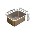 thumbnail image 1 of Extra Large Stainless Steel Cat Litter Box, Wenini Rustproof Non-Stick Metal Litter Box for Small Cats Kitty Rabbits, Odor-Free Pet Litter Pan for Indoor Home Use with Smooth Easy-Clean Surface, 1 of 1