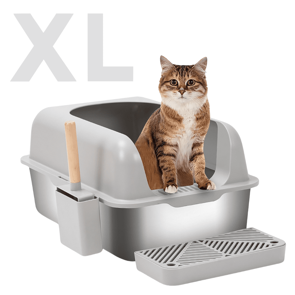 Catit White Tiger Jumbo Pan White Black Walmart